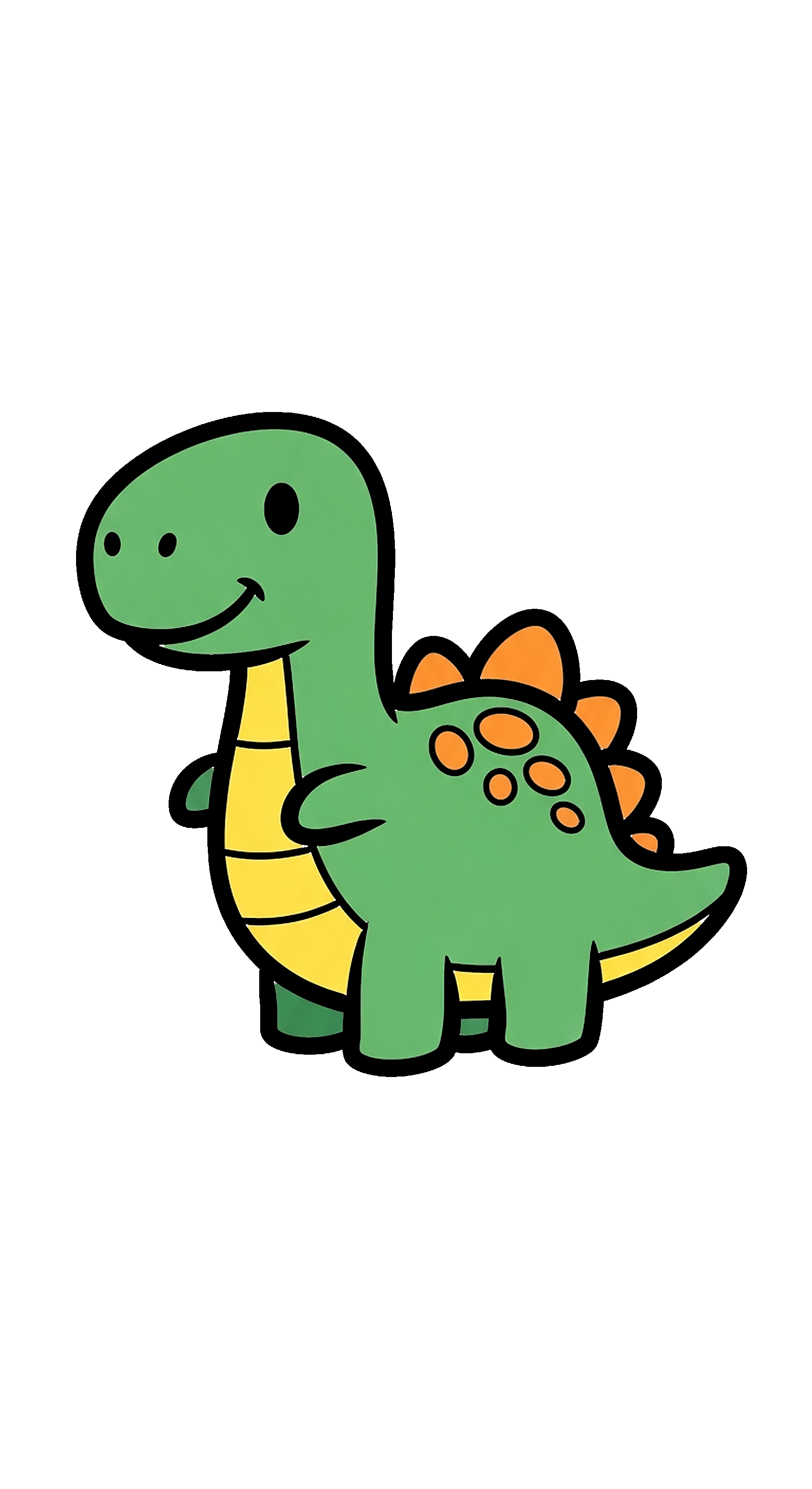Dinosaur Designed For Step By Step coloring page