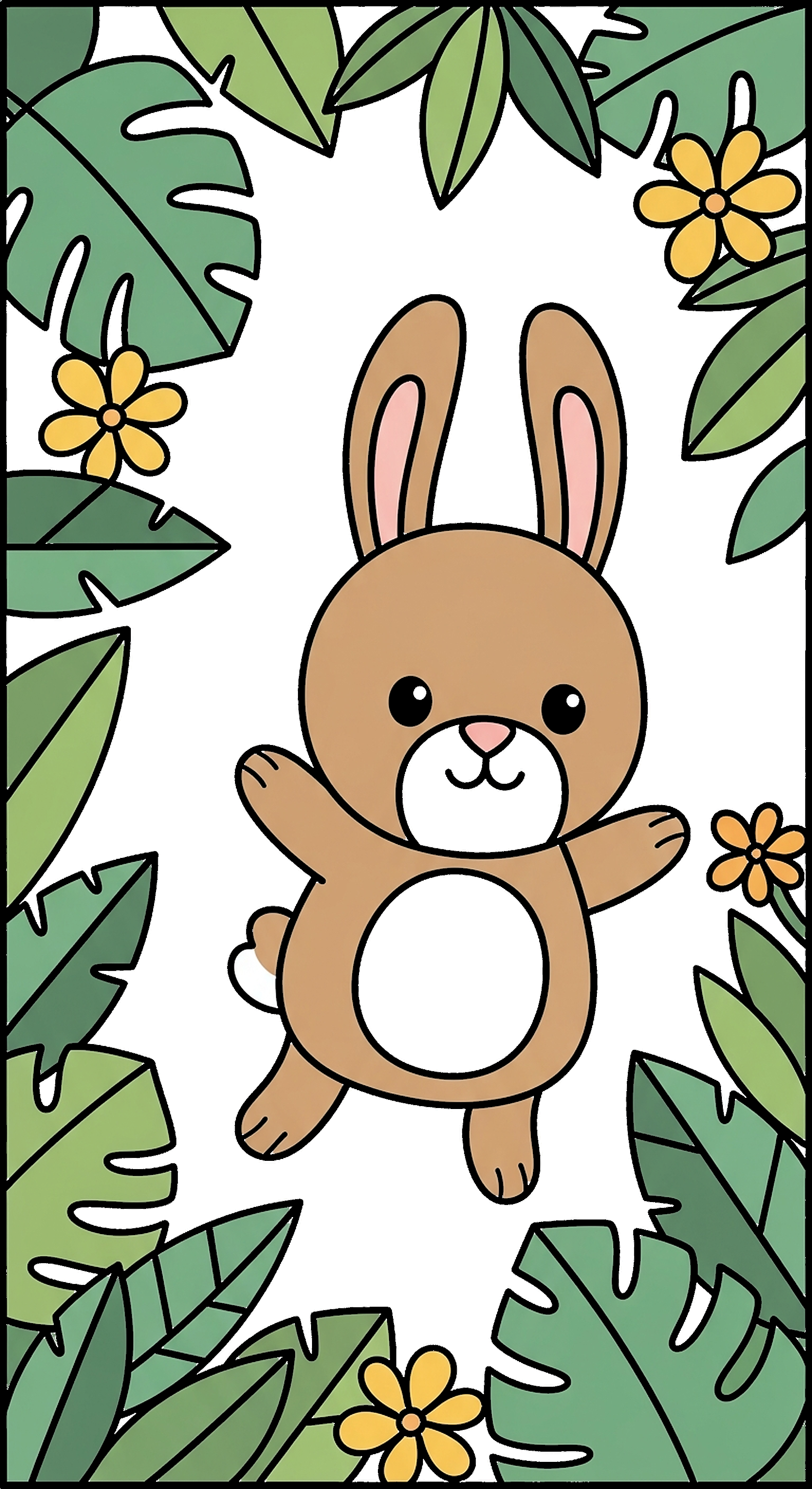 Jungle Safari Coloring Page Au coloring page