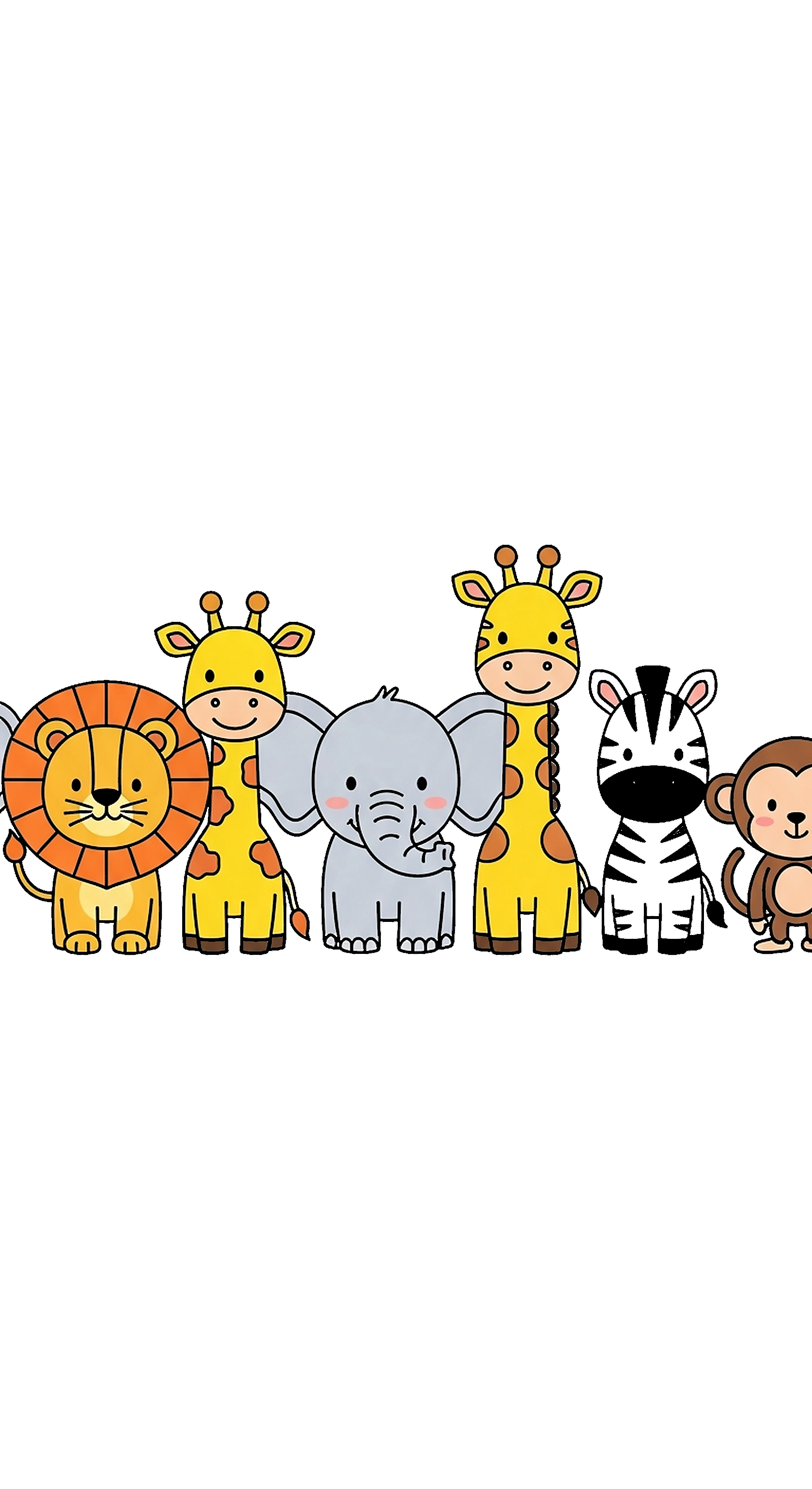 Jungle Safari Coloring Page Ax coloring page