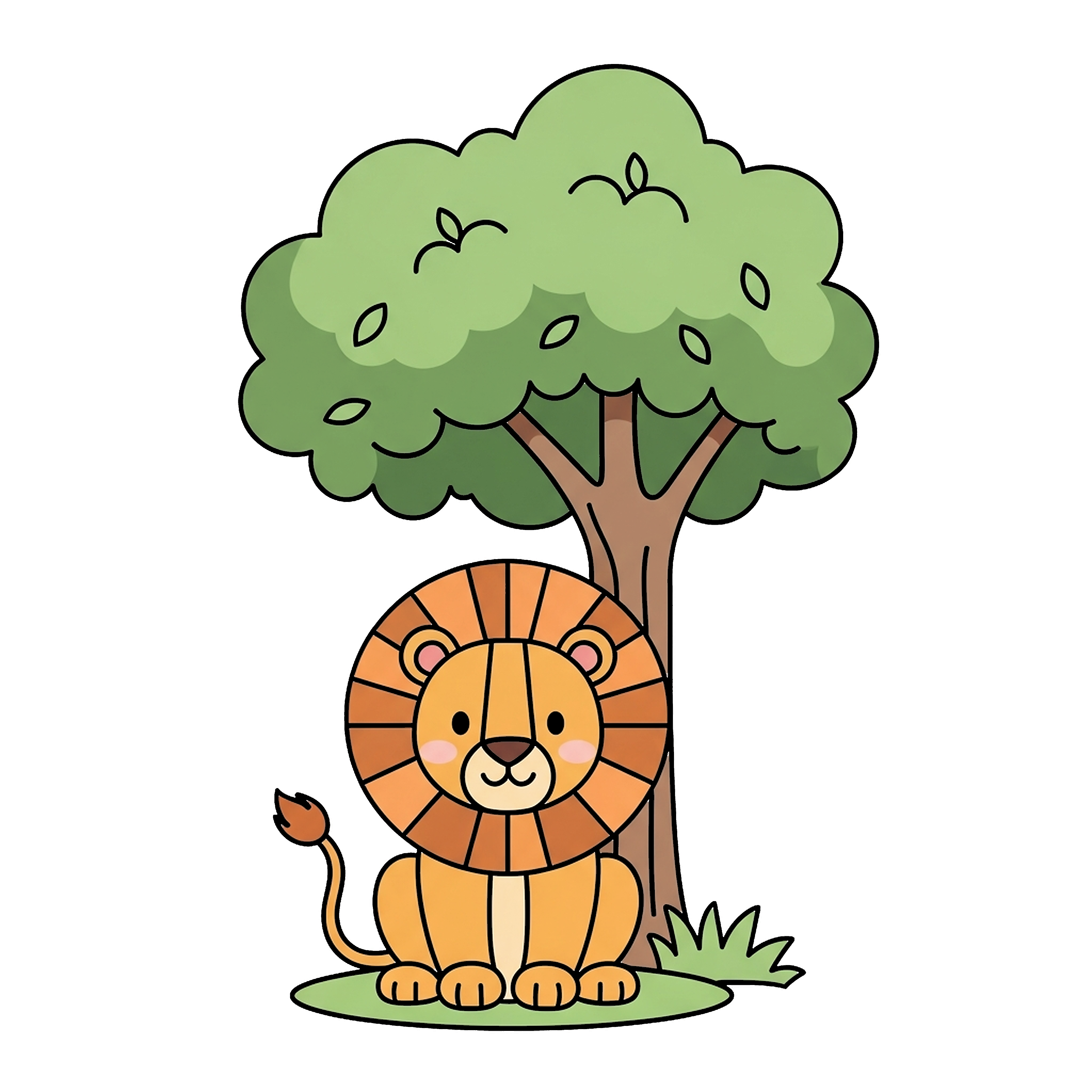 Jungle Safari Coloring Page E coloring page